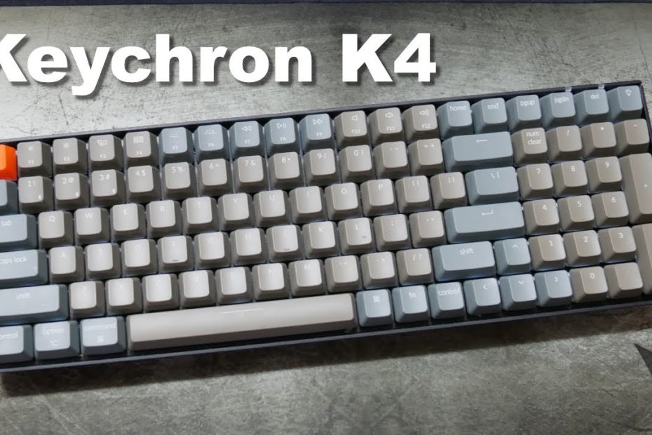 키크론 K4 (Keychron K4) 기계식 키보드 후기! + 타건음 영상 - Youtube