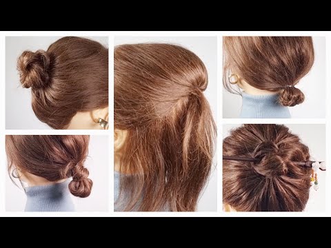 숱없는머리 꾸안꾸헤어 5가지방법  /easy hair   少ない髪
