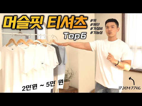 몸 좋아보이는 티셔츠? 머슬핏 추천 브랜드 Top 6