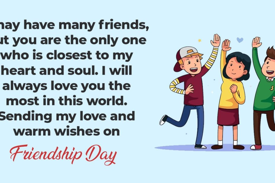 Happy International Friendship Day 2023: Wishes, Images And Greetings To  Share - Hindustan Times