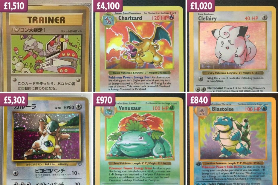 Your Old Pokemon Cards Could Be Worth Up To £5,300 - We Reveal The Most  Valuable | The Sun