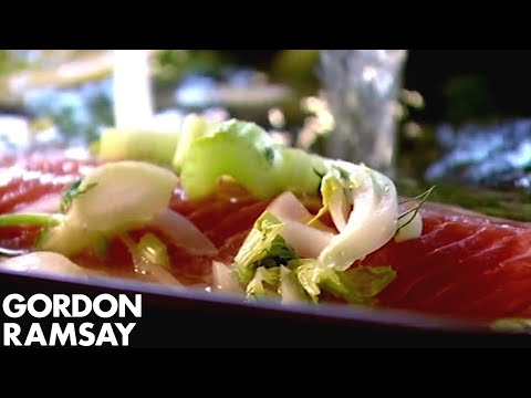 How to Poach and Flavour Salmon | Gordon Ramsay