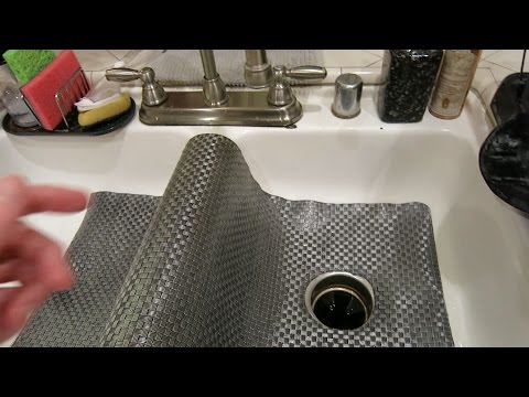 Protect Your Kitchen Sink With A Shower Mat Hack - Youtube