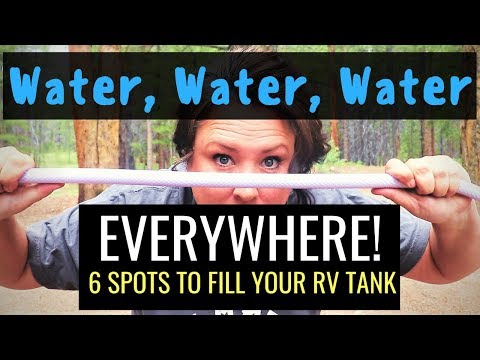 6 SPOTS TO FIND RV WATER! Finding Potable Water doesn't have to be difficult...