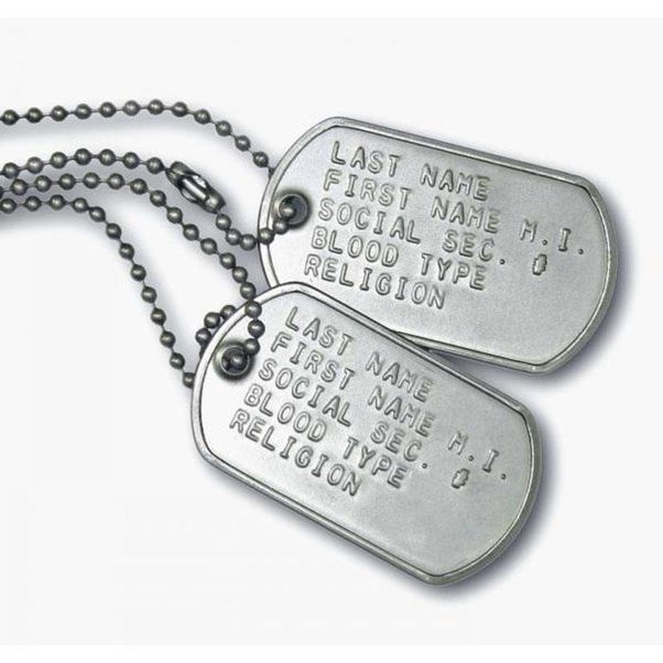 In What Military Culture Does A Soldier Swallow Their Dog Tags? And Why? -  Quora