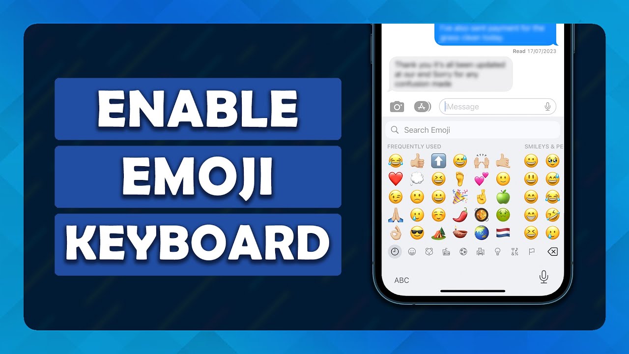 How To Add Emoji Keyboard On Iphone - (Tutorial) - Youtube
