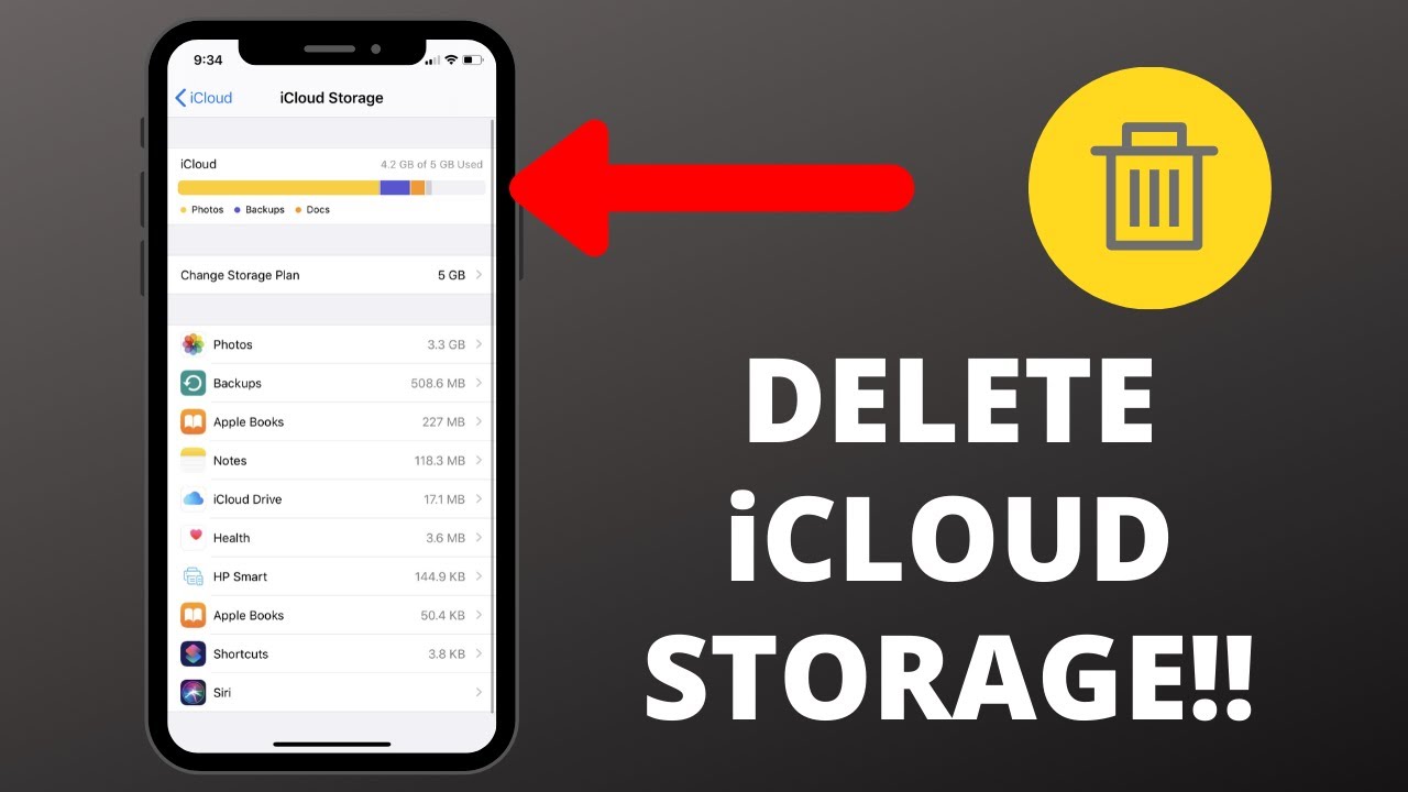 How To Delete Icloud Storage / Free Up Icloud Space On Iphone - Youtube
