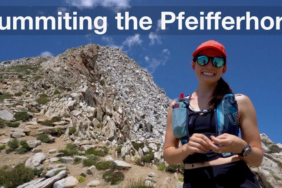 Summiting The Pfeifferhorn // Scrambling And Trail Running A Wasatch  Classic - Youtube