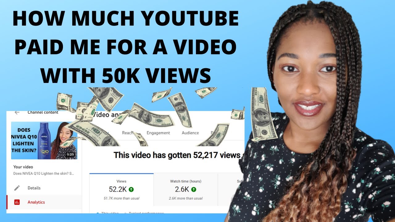 How Much Youtube Paid Me For 50K Views In South Africa??? - Youtube