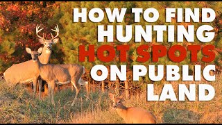 How To Find Hunting Hot Spots On Public Land - Youtube