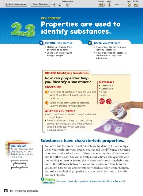 Properties Are Used To Identify Substances.