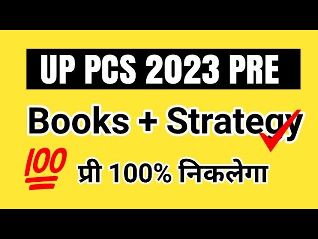 How Start Preparation For Uppcs 2023 || Uppsc Pcs 2023 Book List | Pcs  Strategy - Youtube